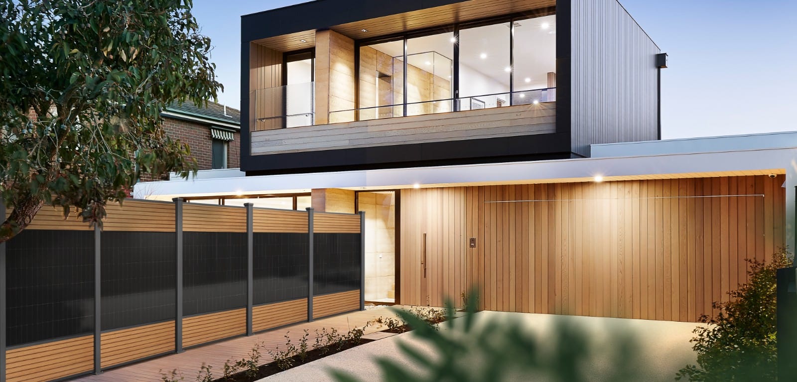 falagotti Solarzaun Eleganza INachhaltigkeit mit Stil