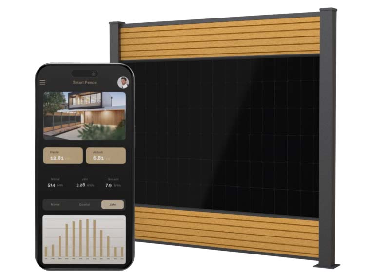 Solarzaun ELEGANZA App-Steuerung – Monitoring und Energiemanagement