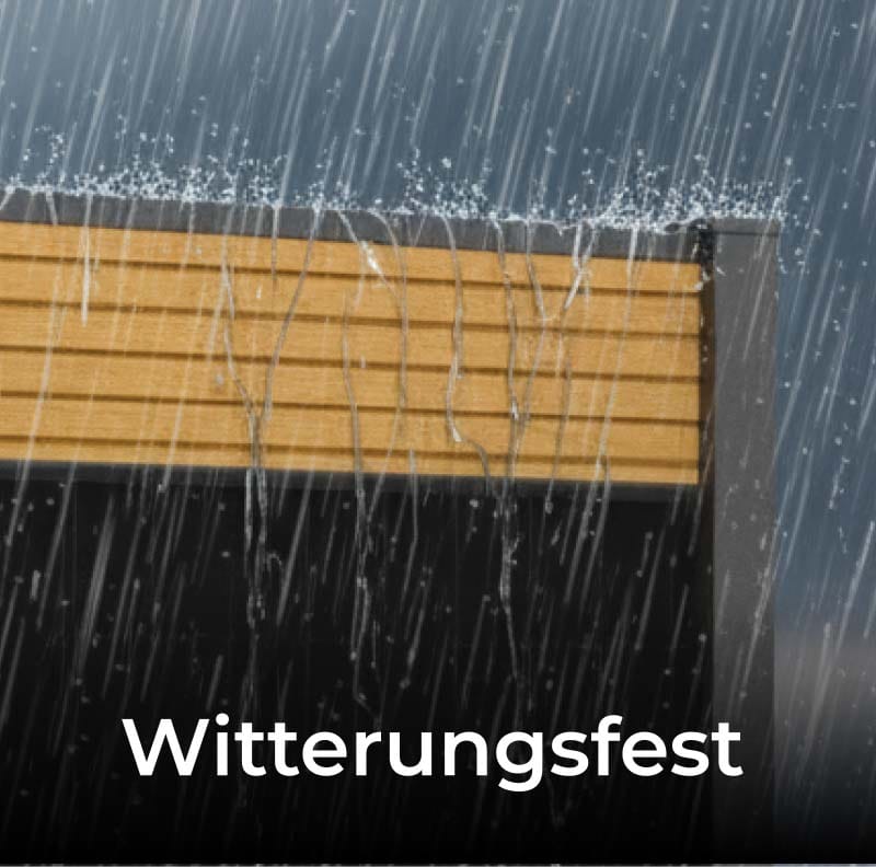Solarzaun Witterungsfest
