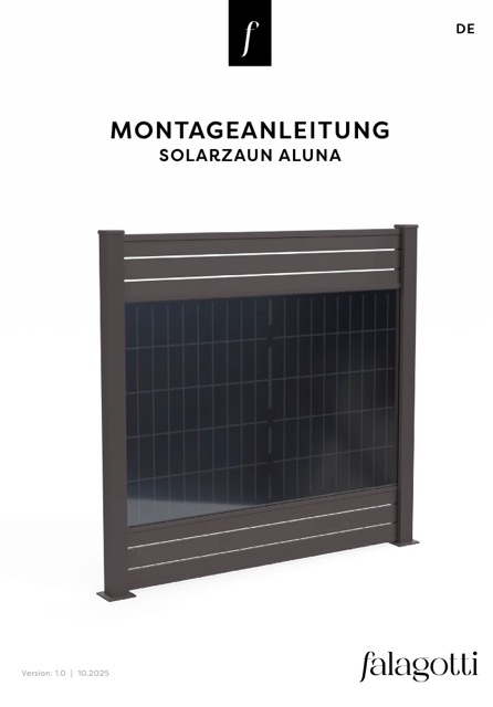 solarzaun aluna montageanleitung